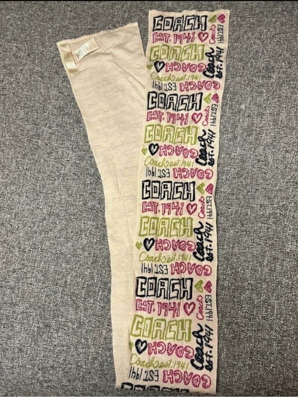 Vintage Coach Poppy Scarf
